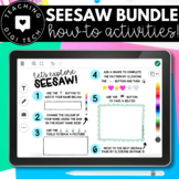 How to Use SEESAW for Students - DIGITAL ACTIVITY BUNDLE -