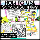 How to Use School Supplies Mega Kit for Back to School