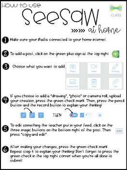 Preview of How to Use Seesaw & Pic Kids