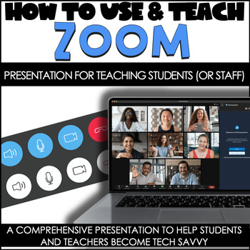 Preview of How to Use ZOOM Presentation Bundle | Distance learning