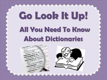 Preview of How to Use a Dictionary Mini-Lesson PowerPoint