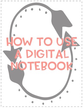 Preview of How to Use a Digital Notebook