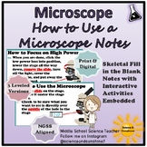 How to Use a Microscope Digital Microsoft Powerpoint Notes
