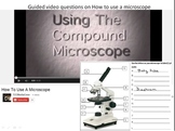 How to Use a Microscope Guided Questions for video