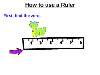 Preview of How to Use a Ruler *PowerPoint Presentation*