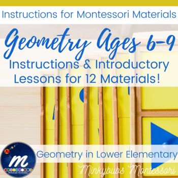 Preview of How to Use your Geometry 1 Materials Montessori inc 1st Presentations