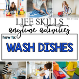 How to Wash Dishes Life Skill Anytime Activity | Life Skil