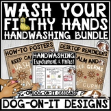 How to Wash Your Hands Boom Cards Bookmarks Booklet Poster