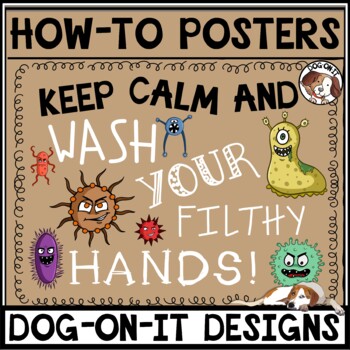 Preview of How to Wash Your Hands Posters