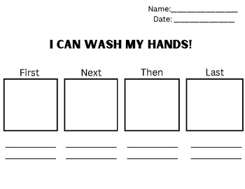 Preview of How to Wash Your Hands - Sequencing Activity