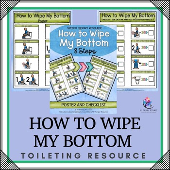 How To Wipe My Bottom Visual Support Story By All Therapy Resources