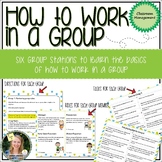 How to Work in a Group - a collaborative group activity