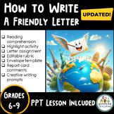 Middle School Language | How to Write A Friendly Letter + 