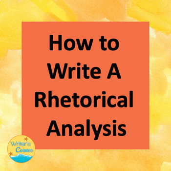 Preview of How to Write A Rhetorical Analysis   -   Poetry Analysis Essay  -   AP Test Prep