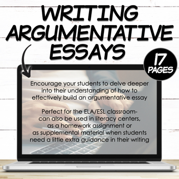 How to Write An Argumentative Essay- ELA Writing by English Education Lab