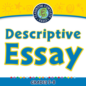 Preview of How to Write An Essay: Descriptive Essay - NOTEBOOK Gr. 5-8
