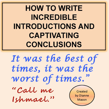 Preview of How to Write Incredible Introductions and Captivating Conclusions