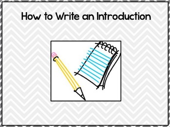 Preview of How to Write Introductions