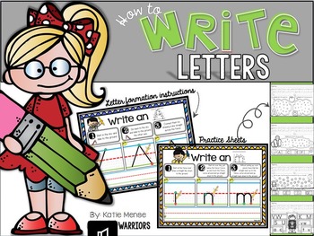 Preview of How to Write Letters {Handwriting, letter formation and path of motion}