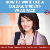 How to Write Like a College Student BUNDLE