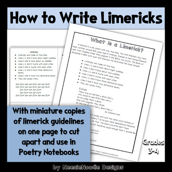 Preview of How to Write Limericks