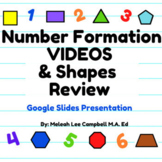 How to Write Numbers & Shape Review (Google Slide Presentation)