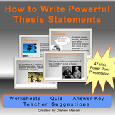 How to Write Powerful Thesis Statements