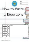 How to Write a Biography (Writer's Process)
