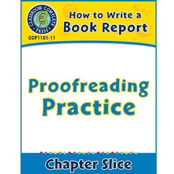 Preview of How to Write a Book Report: Proofreading Practice