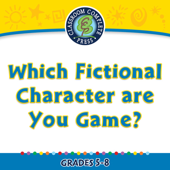 Preview of How to Write a Book Report: Which Fictional Character are You Game? - NOTEBOOK
