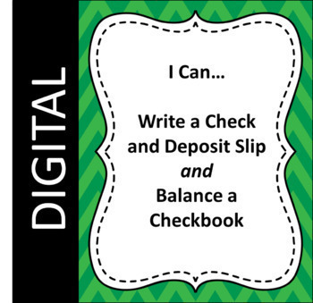 Preview of How to Write a Check, Deposit Slip, and Balance a Checkbook Digital Version