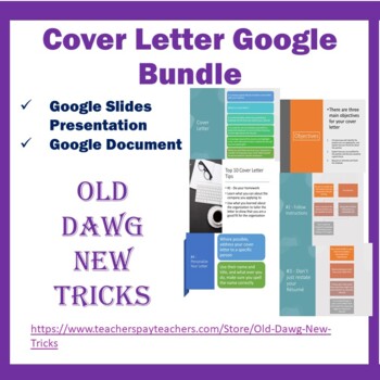 Preview of How to Write a Cover Letter Google Bundle