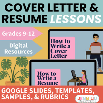 Preview of Cover Letter & Resume Writing Lessons/Template-Career Readiness, Job/Life Skills