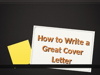 Preview of How to Write a Cover Letter for a Resume