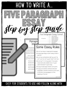 Preview of How to Write a Five Paragraph Essay