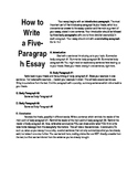 How to Write a Five-Paragraph Expository Essay