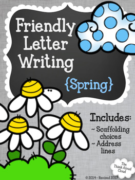 Preview of How to Write a Letter to a Friend ~ Templates {Spring}