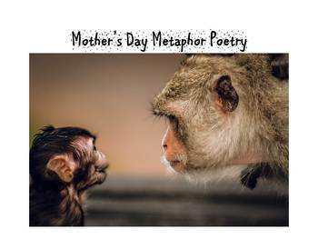 Preview of How to Write a Mother's Day Metaphor Poem (power point and lesson plan) Age 7+