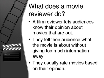 movie review format ppt