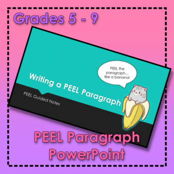 Preview of How to Write a PEEL Paragraph PowerPoint || ★ Miss Peterson's Padawans ★