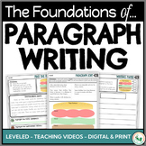 How to Write a Paragraph Activities Digital & Print Resource