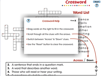 How to Write a Paragraph: Crossword MAC Gr 5 8 by CCP Interactive