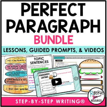 Preview of How to Write a Paragraph - Paragraph Writing - Weekly Guided Paragraph Prompts