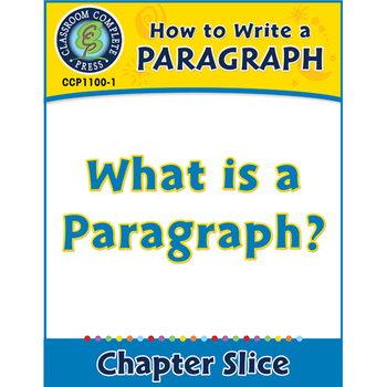 Preview of How to Write a Paragraph: What Is a Paragraph? Gr. 5-8