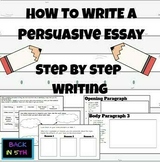 How to Write a Persuasive Essay Opinion Essay Step by Step Editable