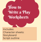 How to Write a Play Worksheets
