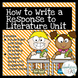 How to Write a Response to Literature Unit