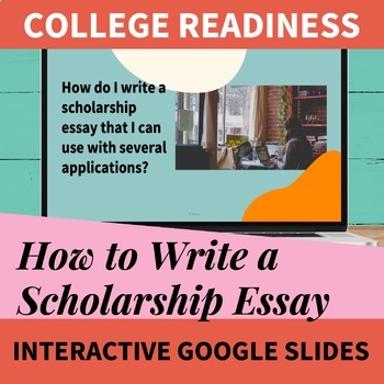 Preview of College Scholarship Essay - College Readiness