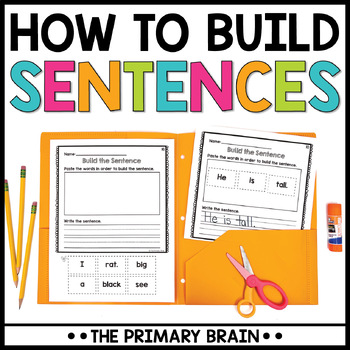 Preview of How to Write a Sentence | Building Sentences Writing Activity