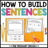 How to Write a Sentence | Building Sentences Writing Activity